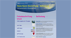 Desktop Screenshot of beateramm.de